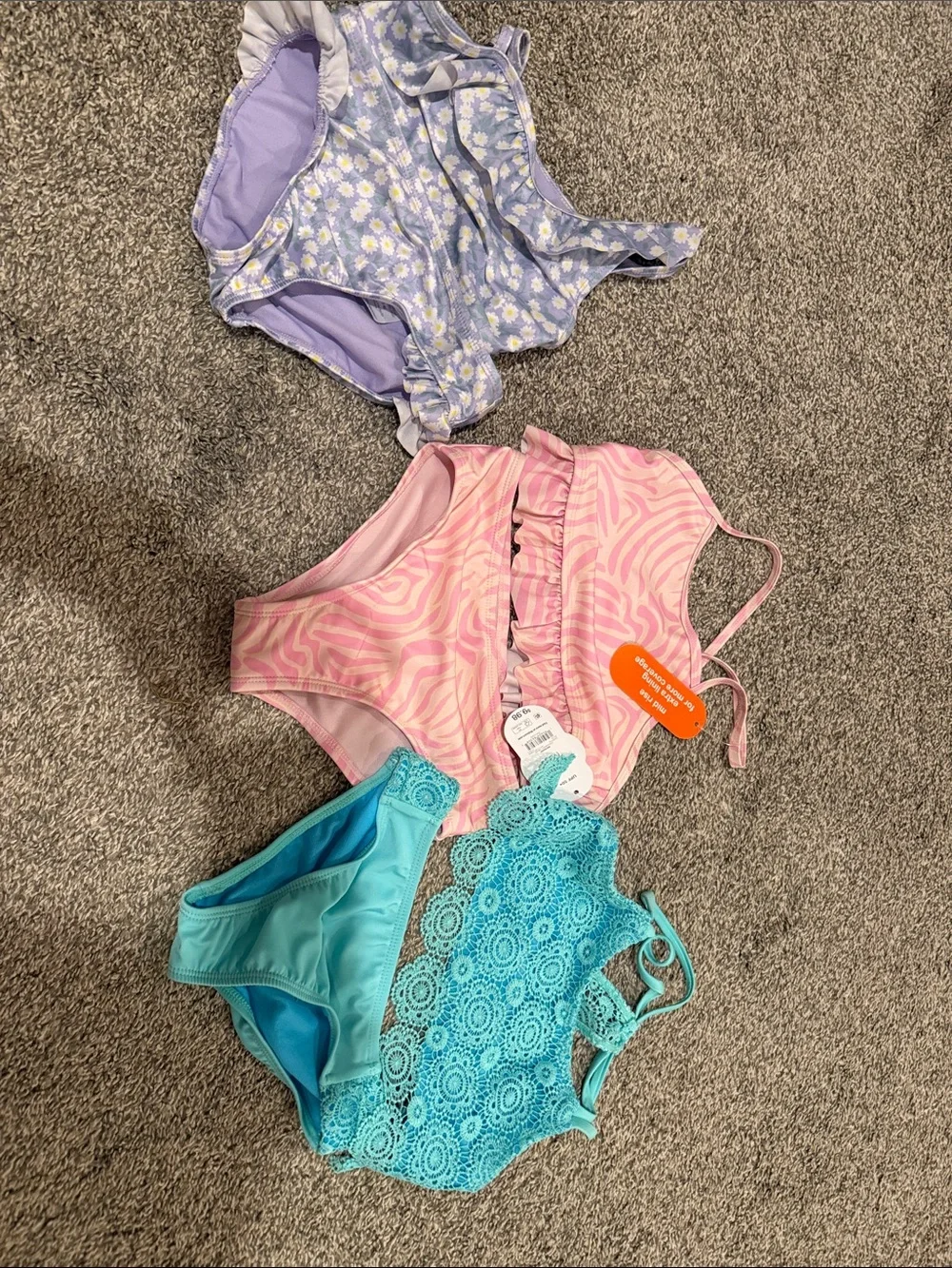 Girls' Two-Piece Swimsuit Bundle